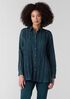 Crushed Silk Classic Collar Shirt