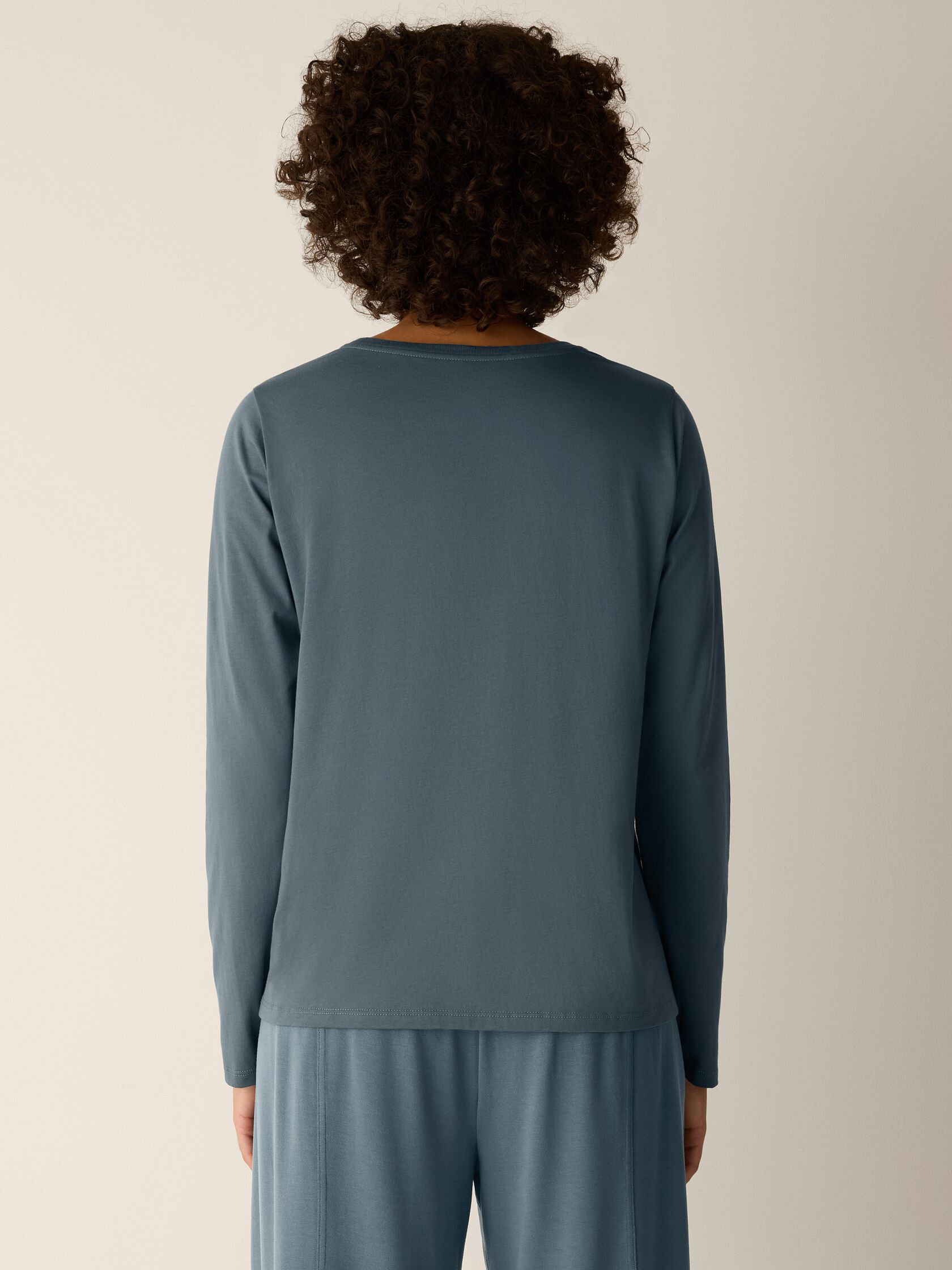 Organic Pima Cotton Jersey Long-Sleeve Tee