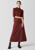 Fine Merino Turtleneck Top in Regenerative Wool