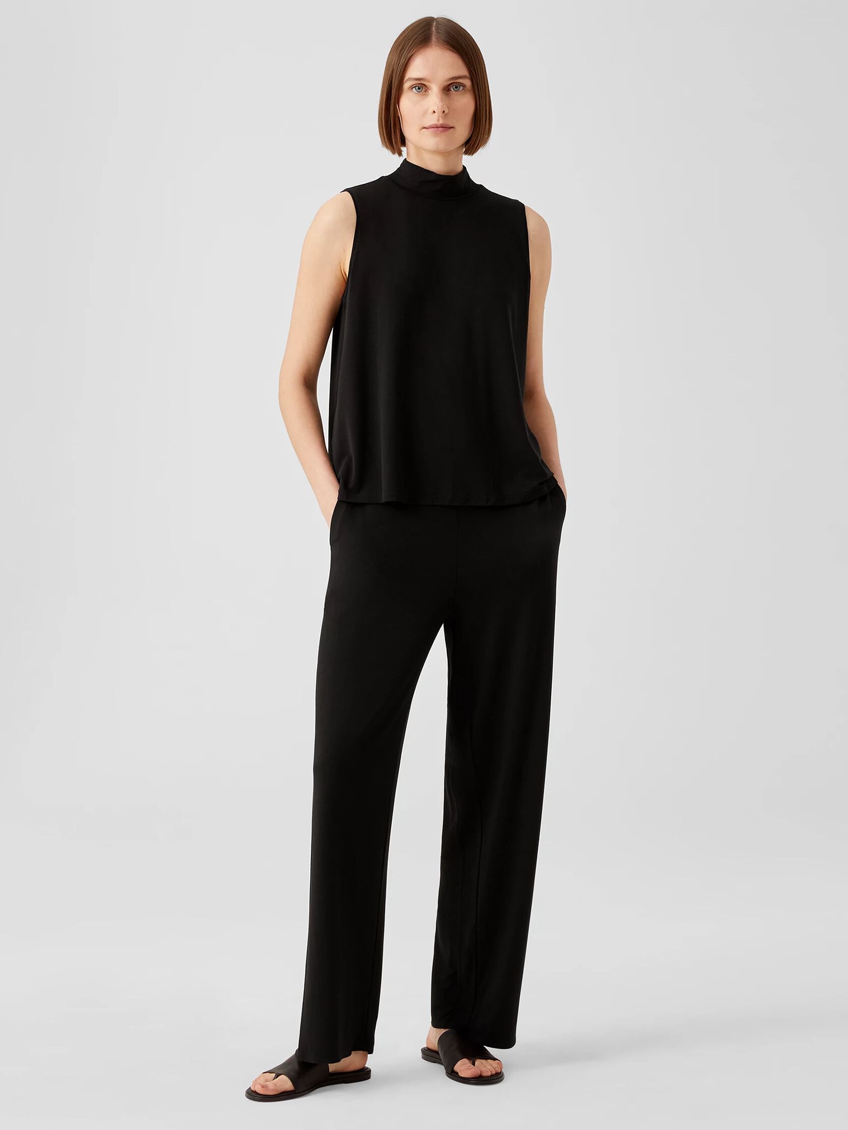 Fine Jersey Straight Pant