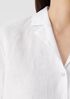 Handkerchief Linen Notch Collar Shirt