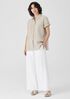 Organic Linen Classic Collar Short-Sleeve Shirt