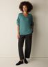 Cashmere Silk Bliss V-Neck Top