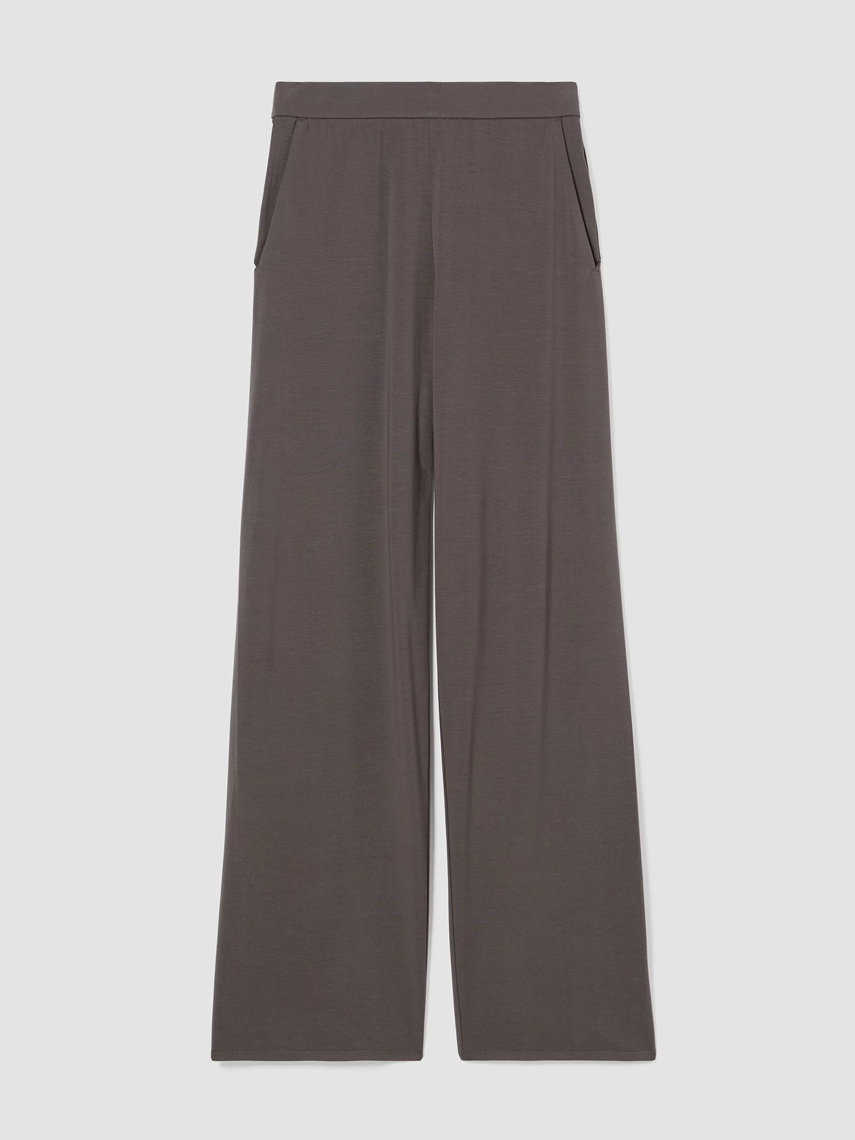 Stretch Jersey Knit Straight Pant