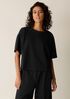 Pima Cotton Stretch Jersey Crew Neck Tee