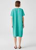 Washed Organic Linen Delave Dress