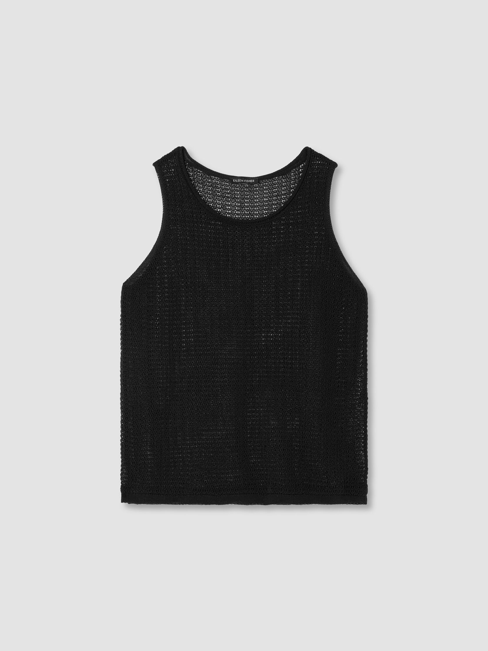 Organic Cotton Cord Sheen Round Neck Tank