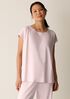 Organic Cotton Interlock Jewel Neck Sleep Tee