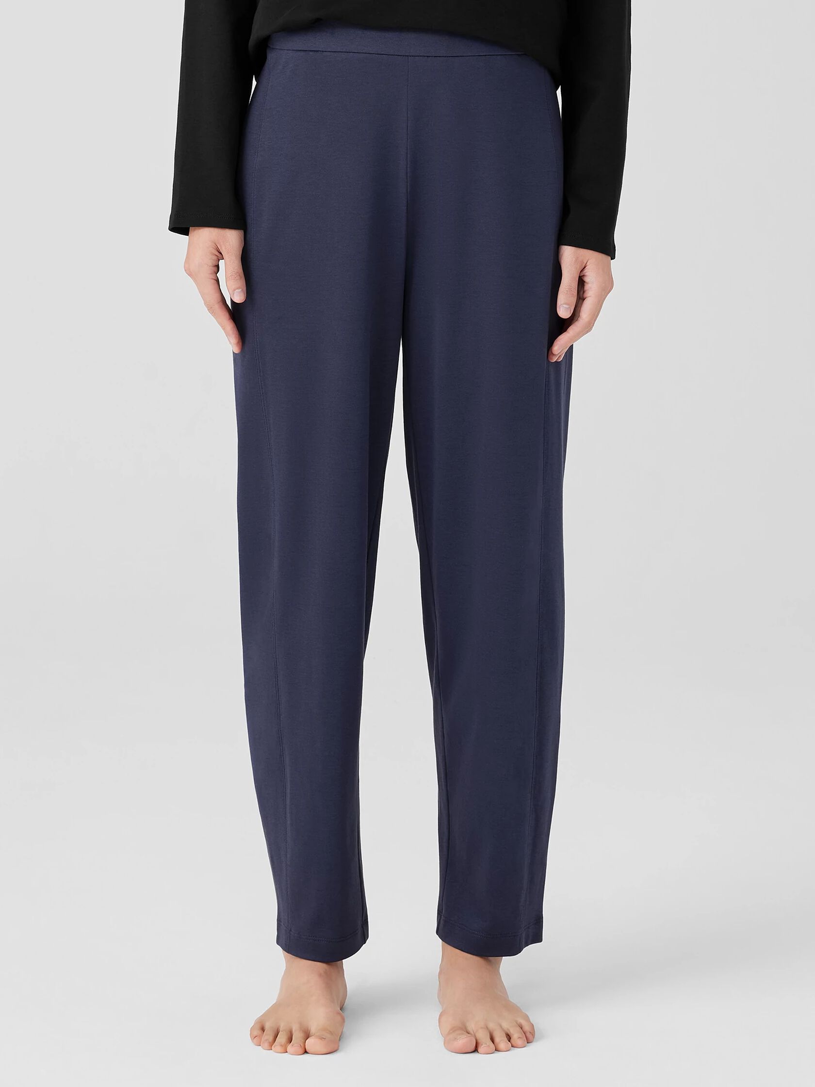 Organic Cotton Interlock Lantern Sleep Pant