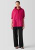 Light Cotton Nylon Stand Collar Jacket