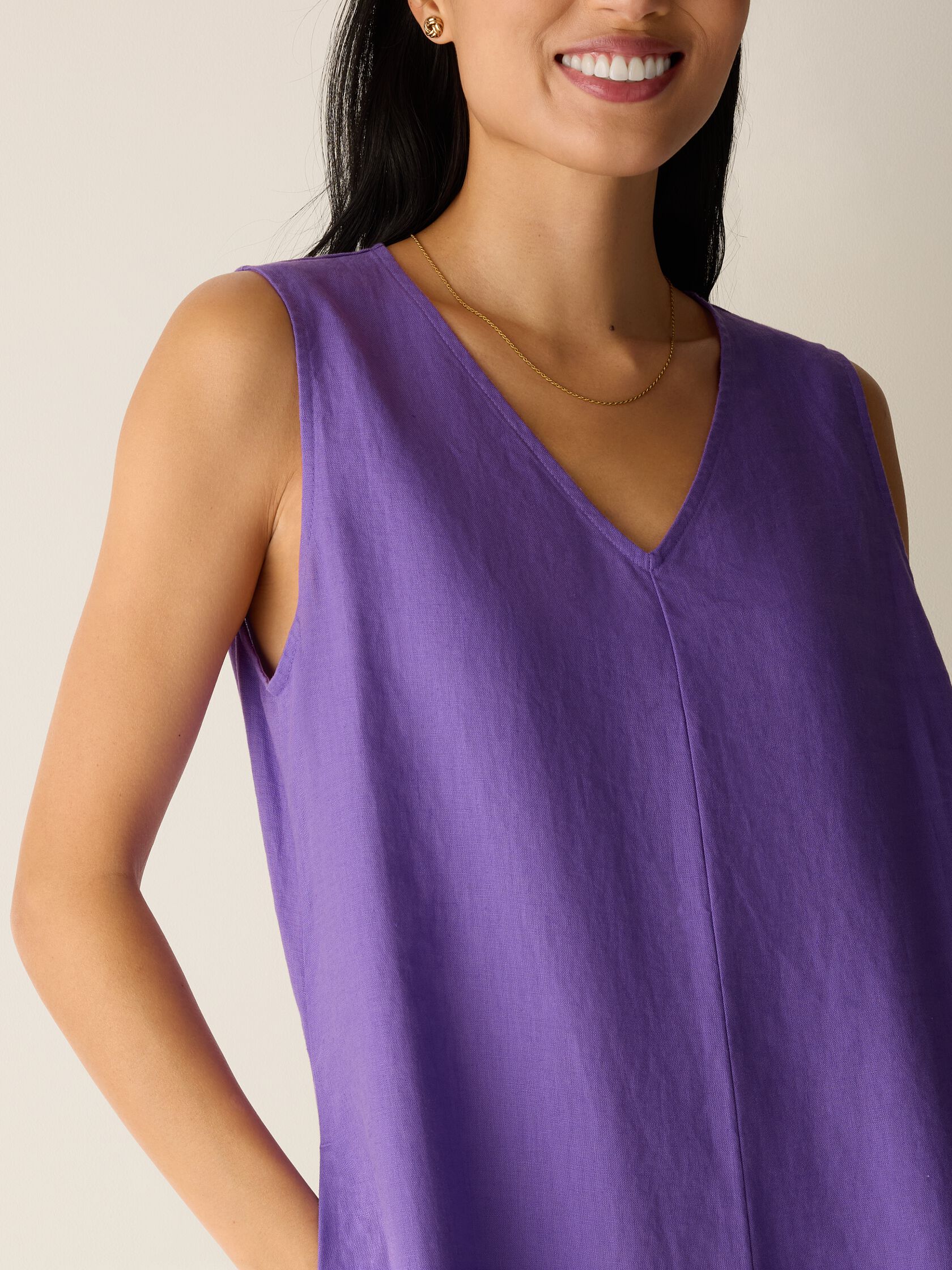 Organic Linen Easy Dress