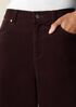 Brushed Organic Cotton Wide-Leg Pant