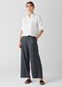 Organic Handkerchief Linen Classic Collar Short Shirt