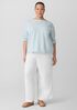 Lightweight Organic Cotton Terry Box-Top
