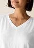 Organic Linen Jersey V-Neck Tee