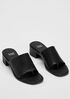 Airy Leather Slide