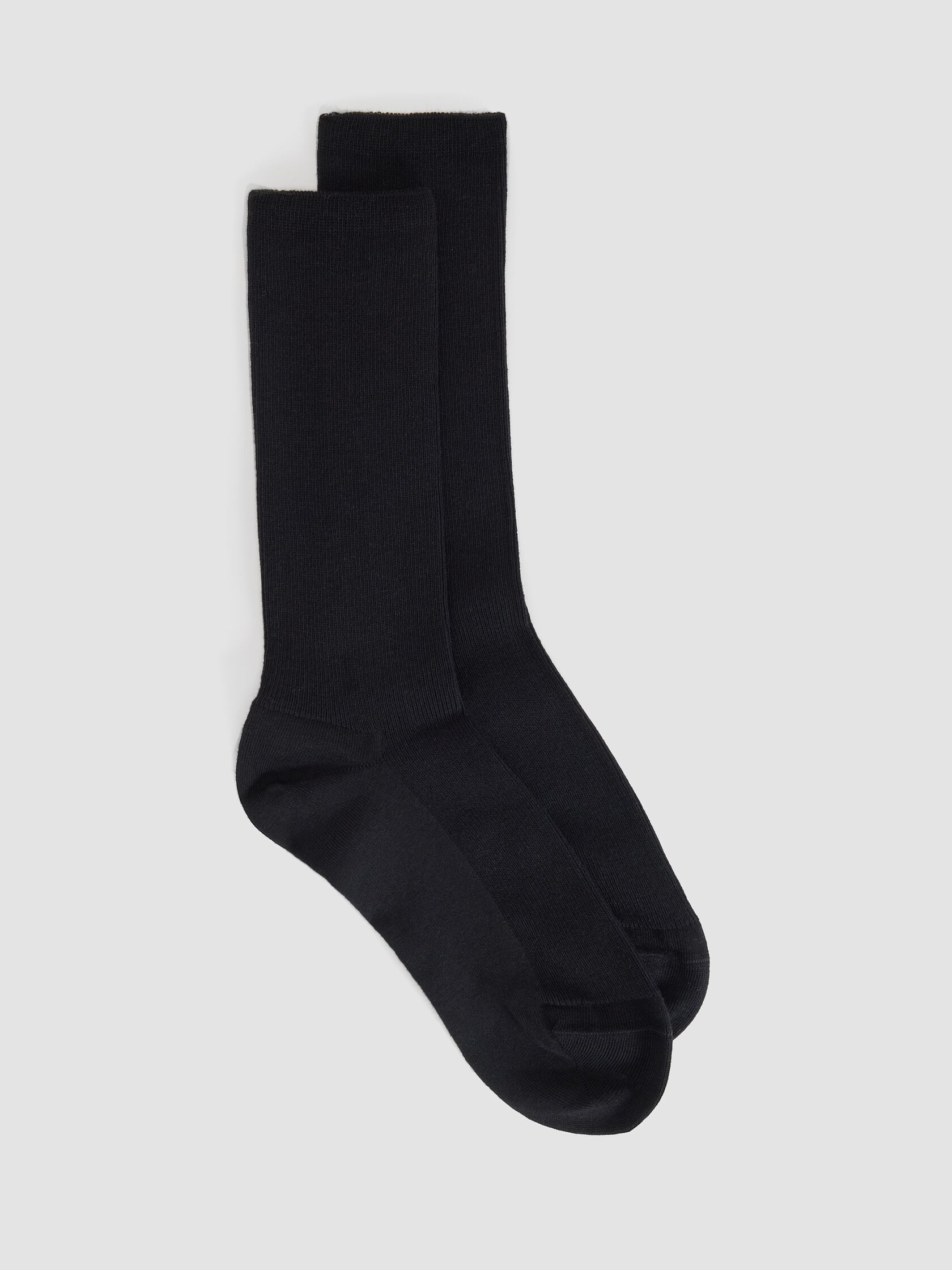 Cotton Rib Crew Sock