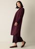 Lightweight Boiled Wool Shawl Collar Vest in Regenerative Wool