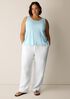 Organic Linen Jersey Scoop Neck Tank
