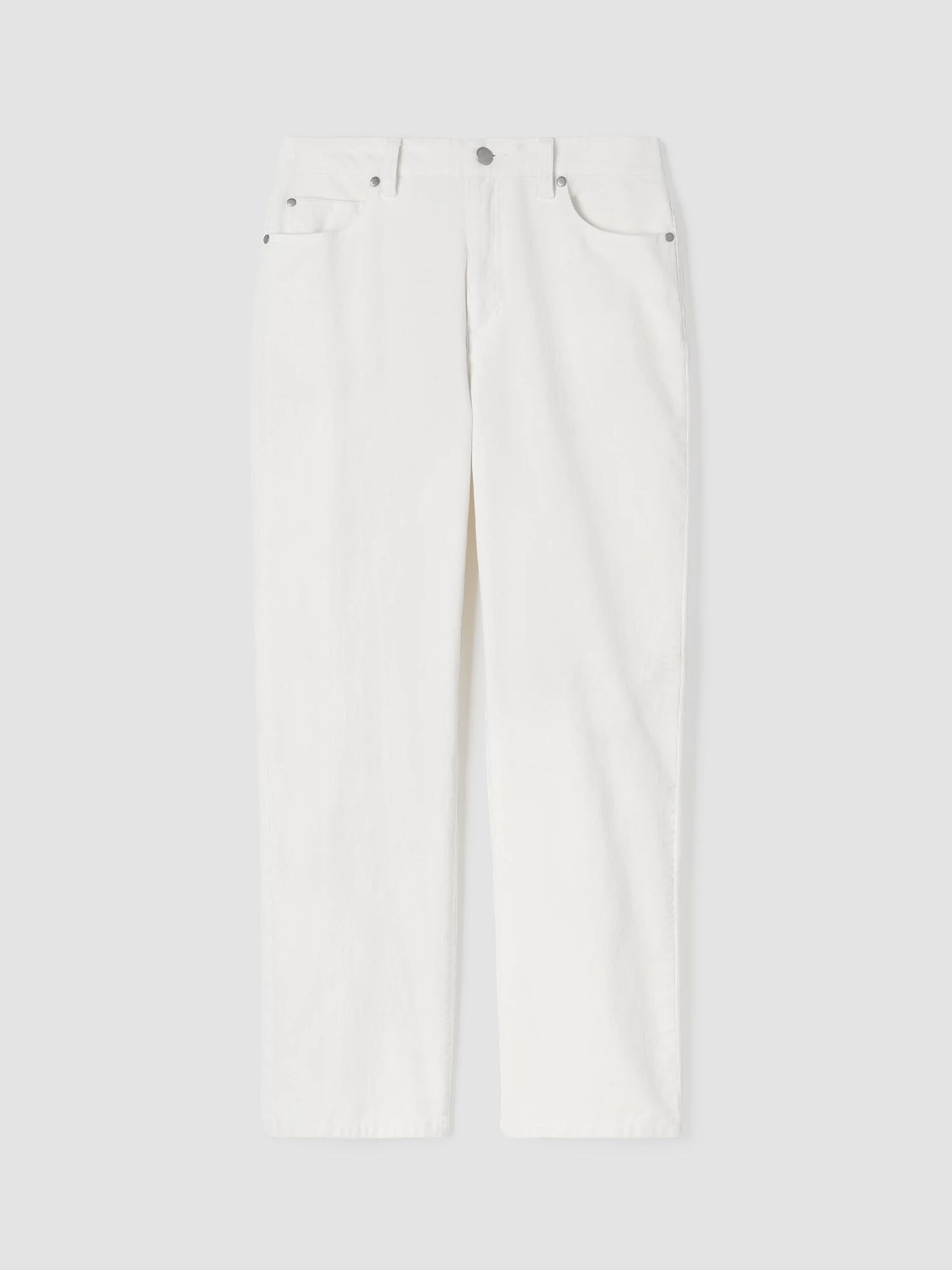 Organic Cotton Stretch Corduroy Straight Pant