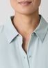 Silk Georgette Crepe Classic Collar Shirt
