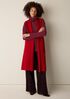 Lightweight Boiled Wool Shawl Collar Vest in Regenerative Wool