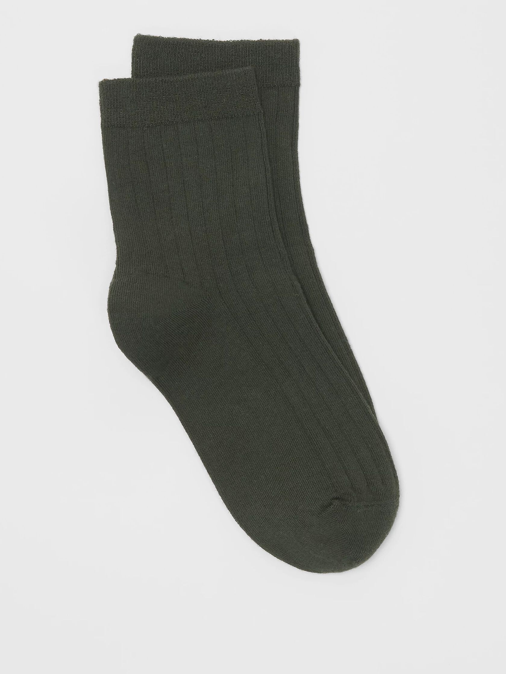 Organic Cotton Ribbed Ankle Sock