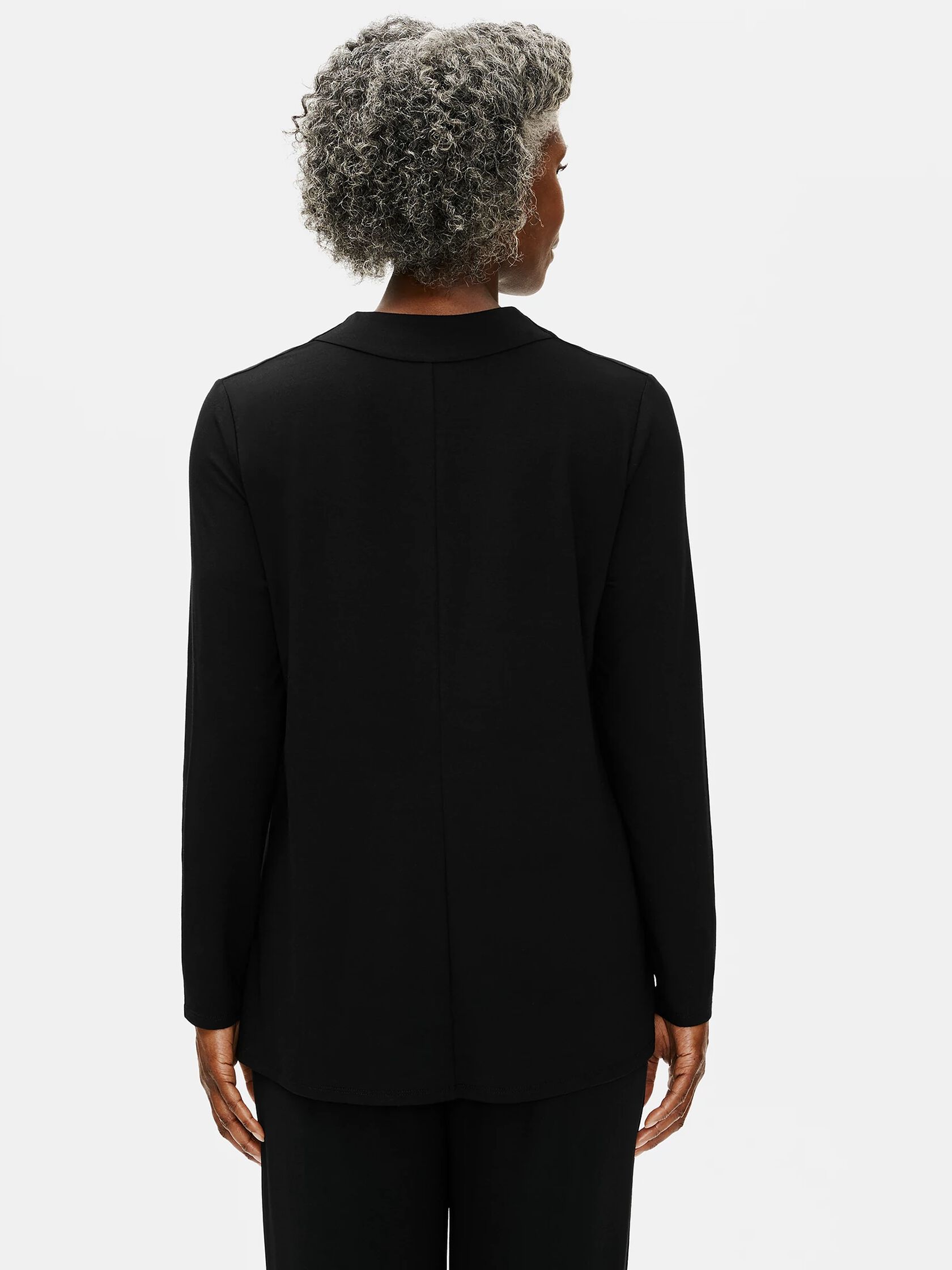 Fine Jersey V-Neck Top