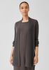 Organic Cotton Silk Cord Long Cardigan