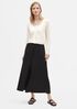 Organic Linen Crepe Cropped Cardigan