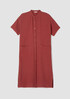 Organic Cotton Gauze Mandarin Collar Dress
