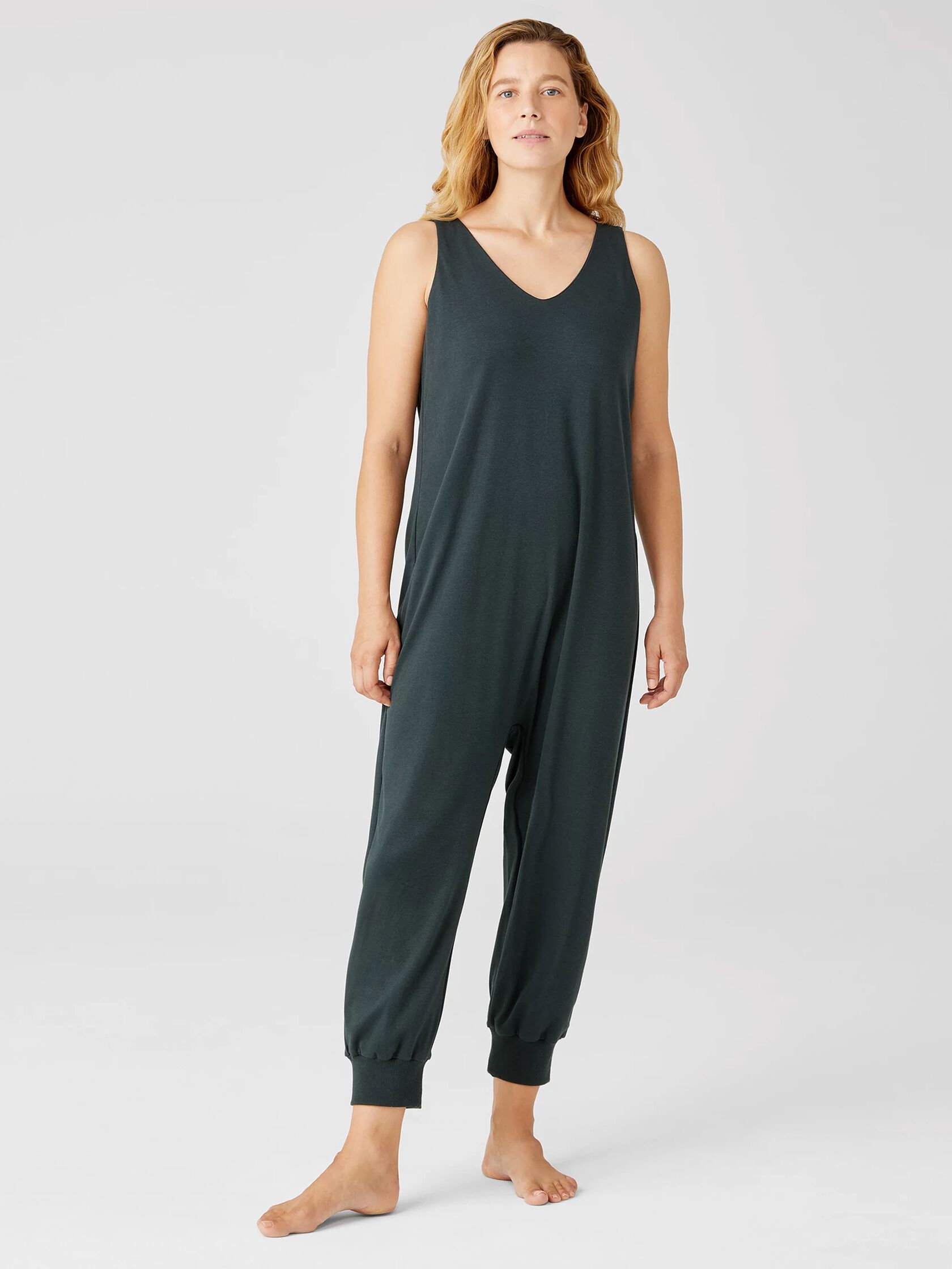 Cozy Organic Cotton Interlock Jumpsuit