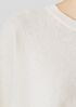 Linen Crepe Stretch Crew Neck Top