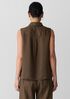 Organic Handkerchief Linen Sleeveless Shirt