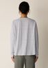 Striped Organic Linen Jersey Long-Sleeve Tee