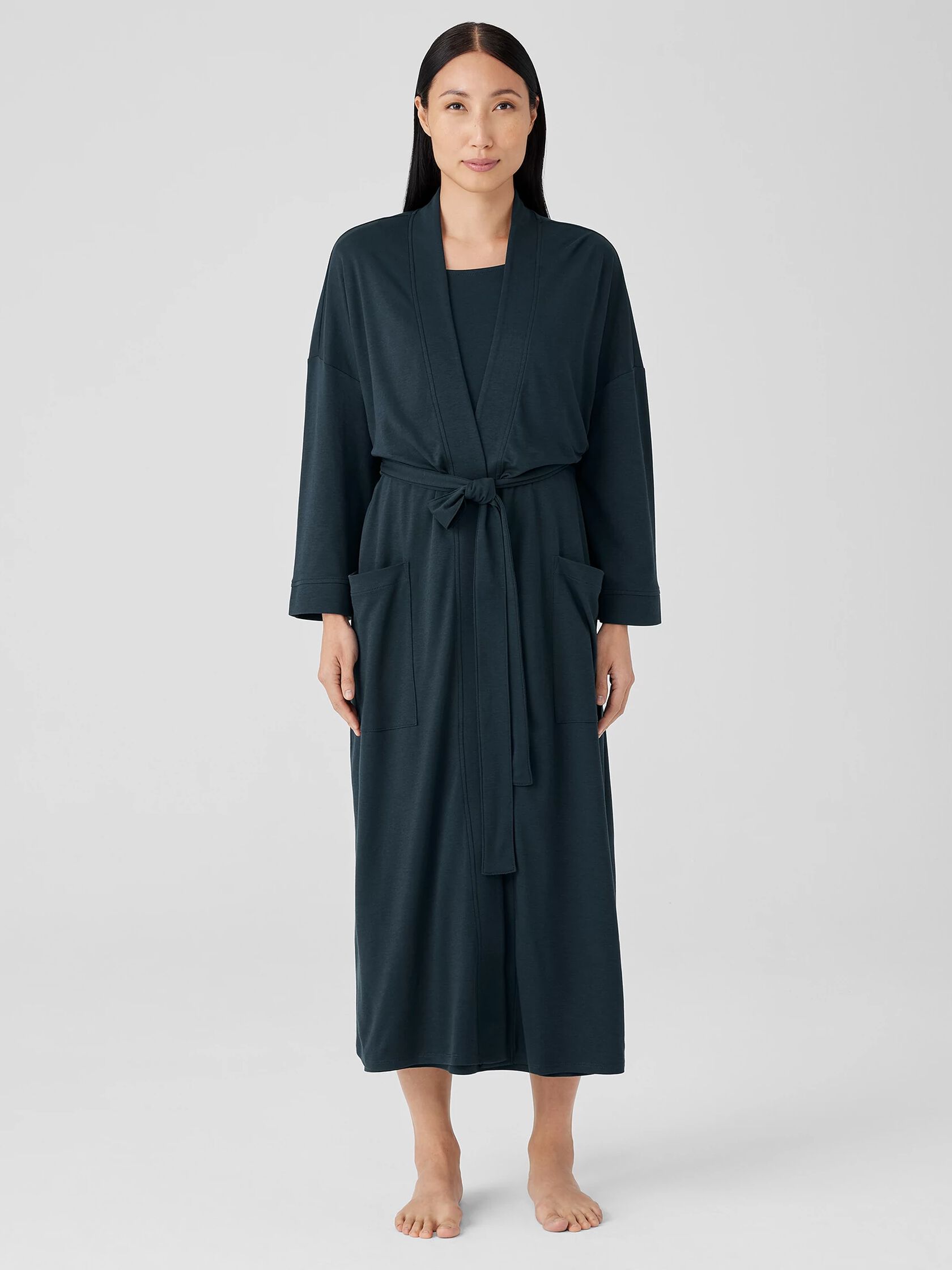 Organic Cotton Interlock Sleep Robe