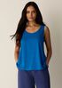 Organic Linen Jersey Scoop Neck Tank