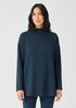 Cozy Brushed Terry Hug Funnel Neck Top