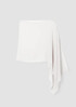 System Sheer Silk Georgette Wrap