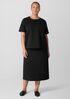 Washable Flex Ponte Straight Skirt