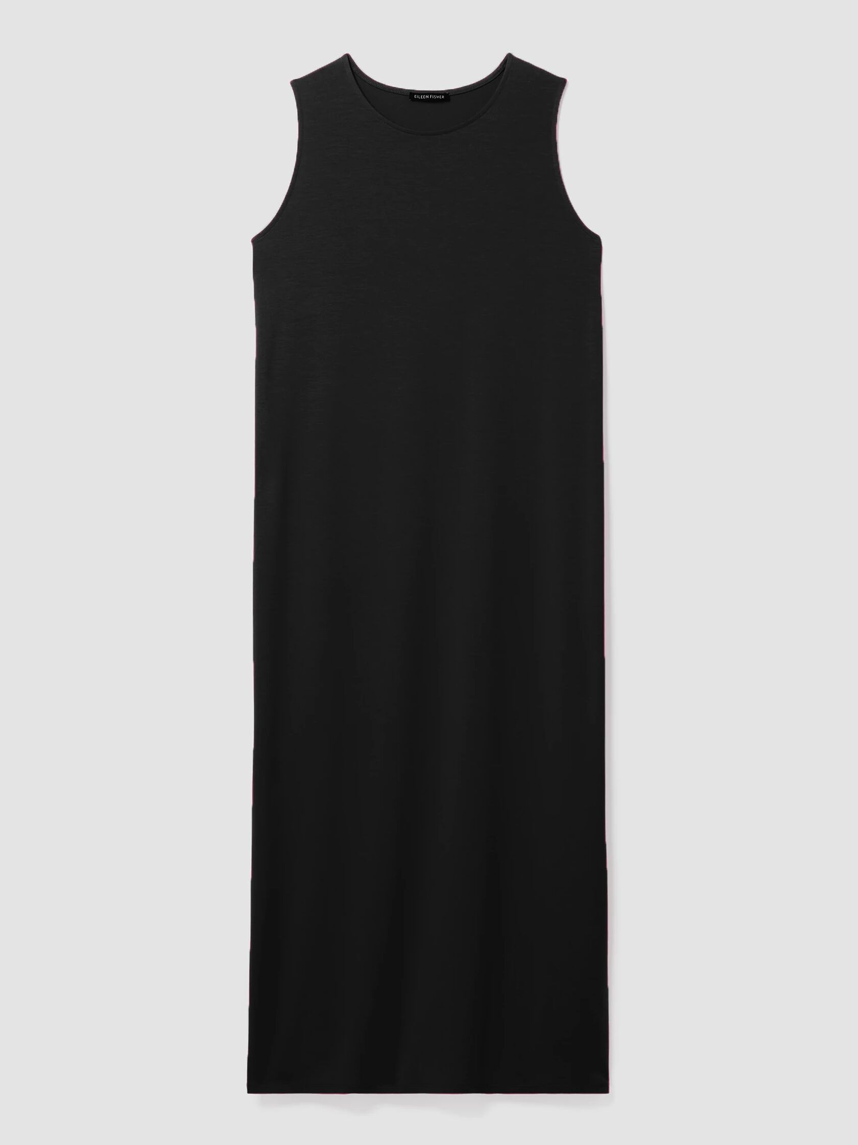 Stretch Jersey Knit Round Neck Dress