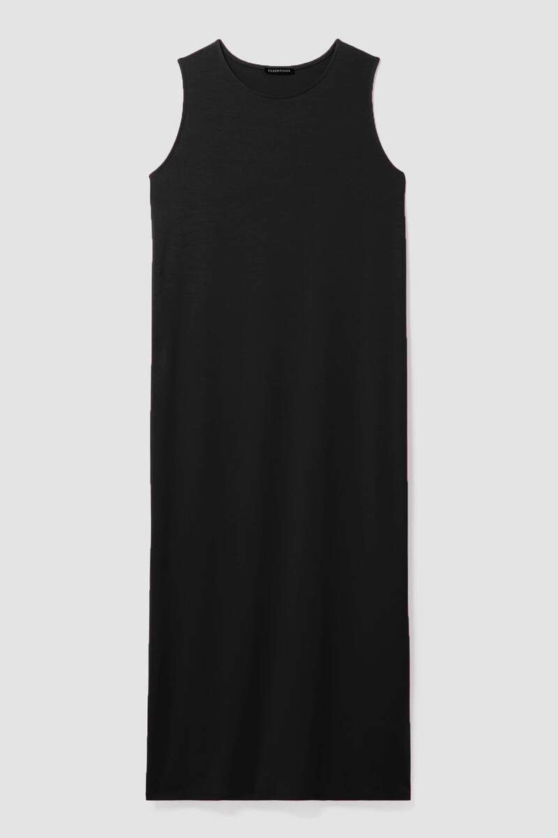 Stretch Jersey Knit Round Neck Dress Stretch Jersey Knit Round Neck Dress