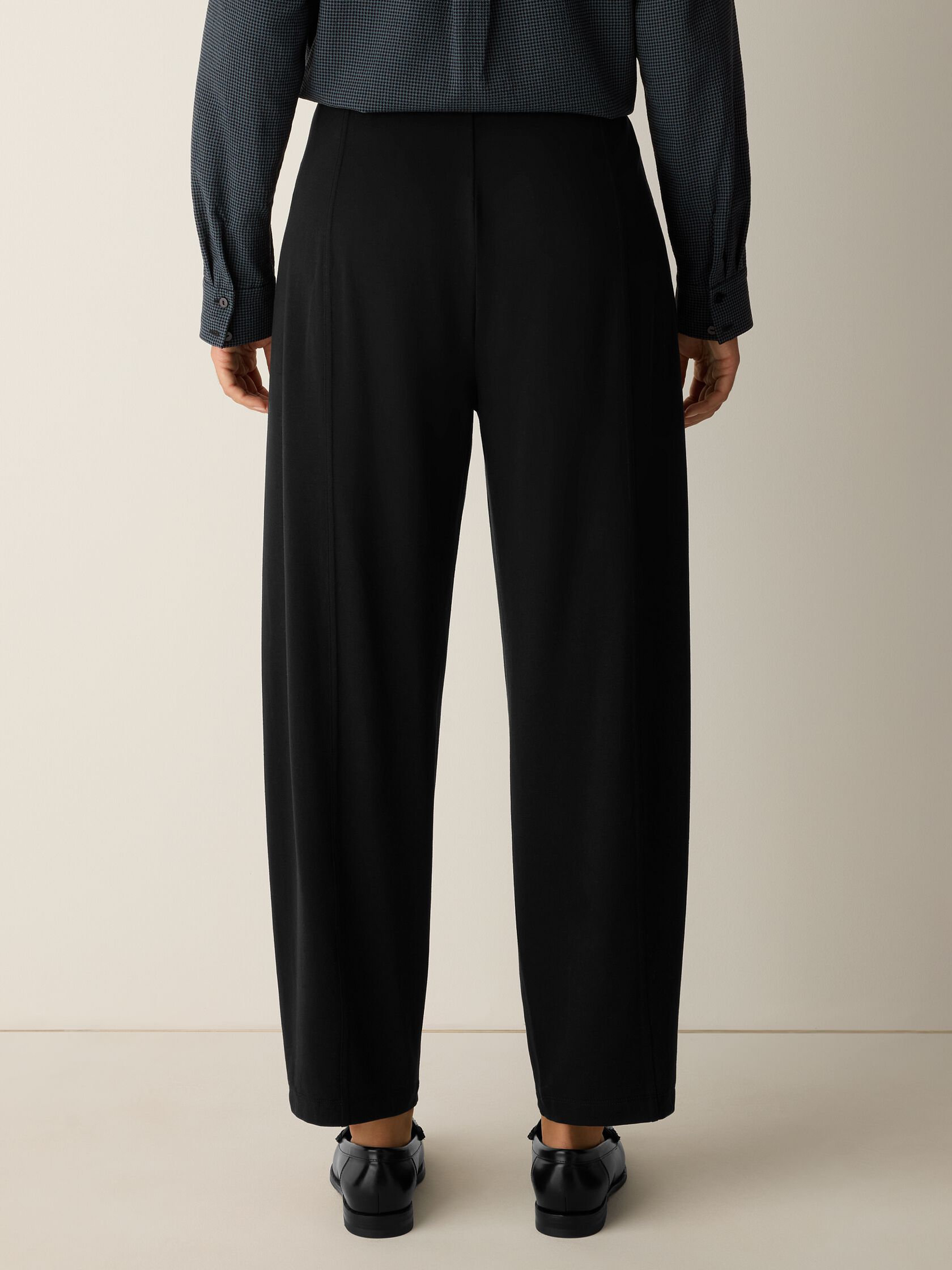 Stretch Jersey Knit Lantern Pant