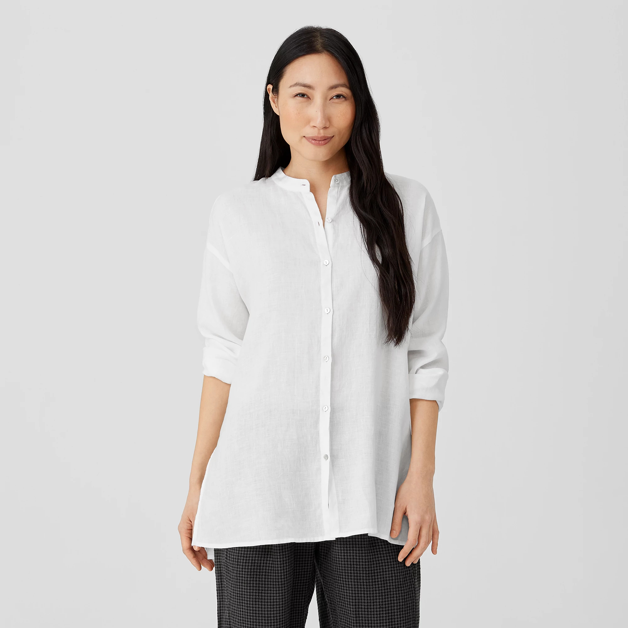 Organic Handkerchief Linen Mandarin