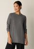 Italian Cashmere Crew Neck Long Top