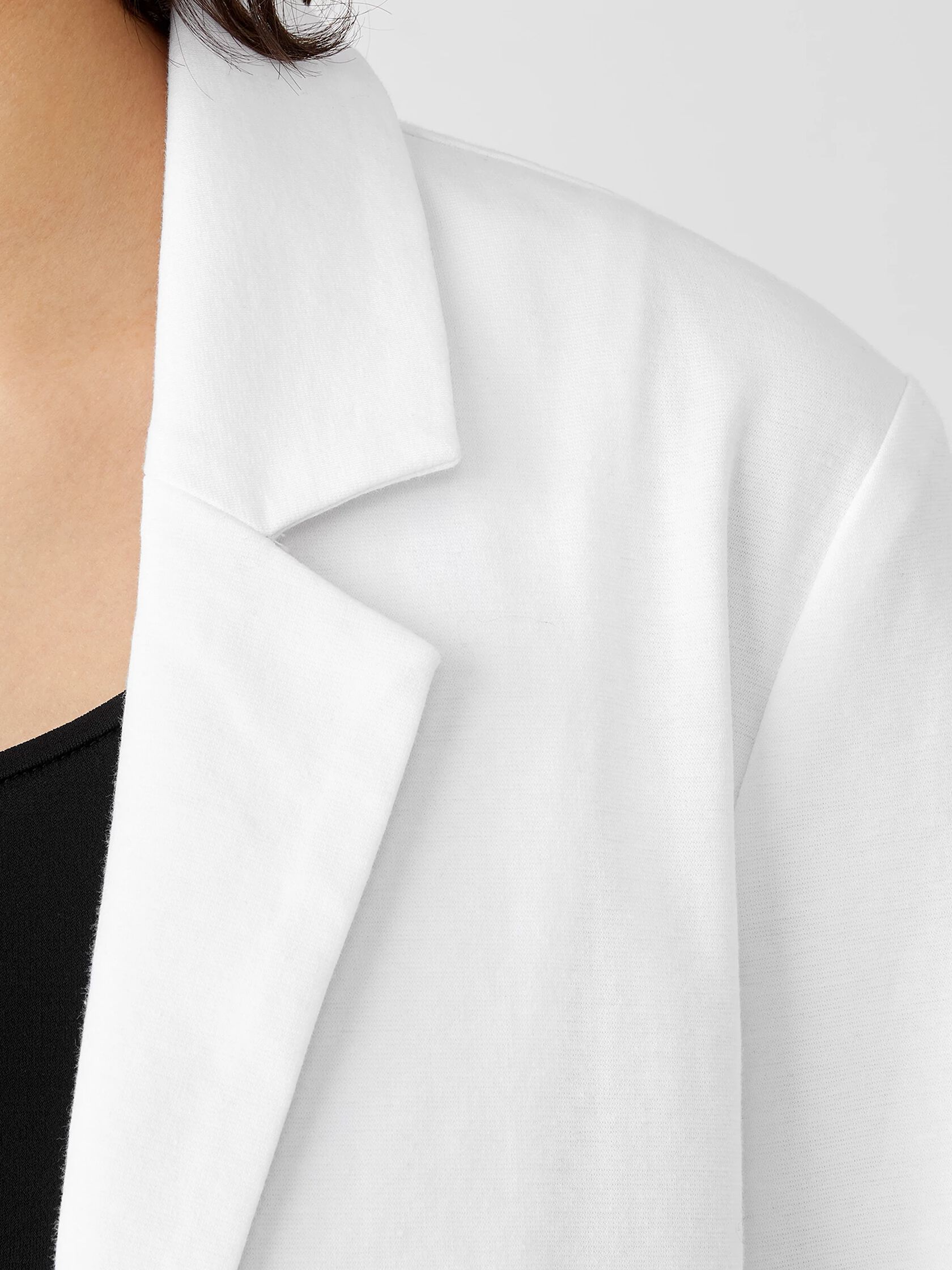 Organic Cotton Ponte Blazer