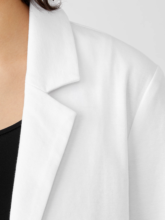 Organic Cotton Ponte Blazer