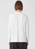 Organic Pima Cotton Interlock Mock Neck Top