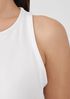 Pima Cotton Stretch Jersey Round Neck Tank