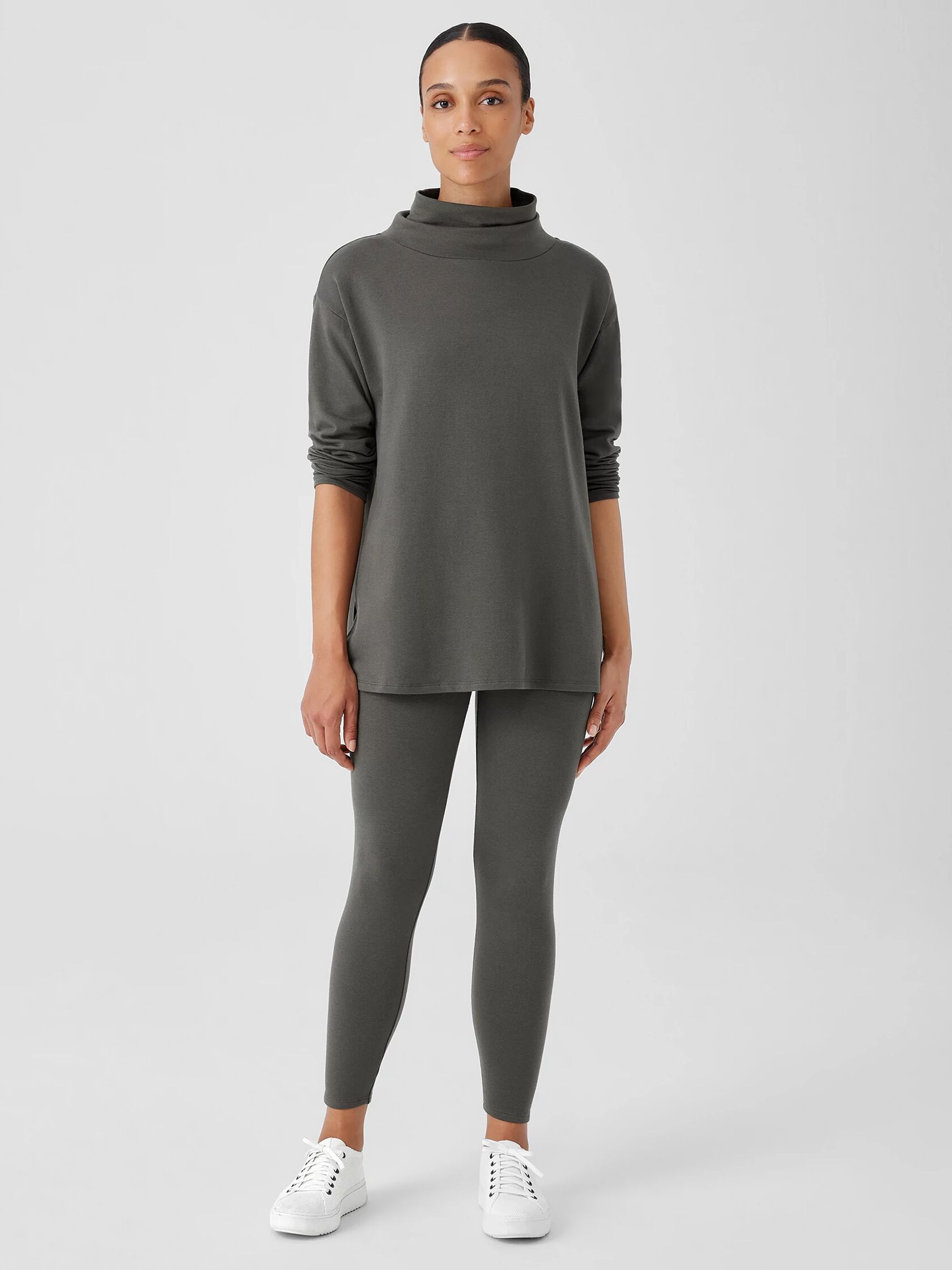 Cozy Brushed Terry Hug High-Waisted Leggings